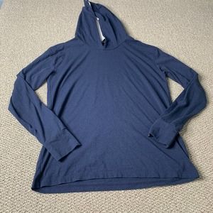 Two Blind Brothers Mens Hoodie Sweatshirt Size Small Blue Long Sleeves‎ Pullover